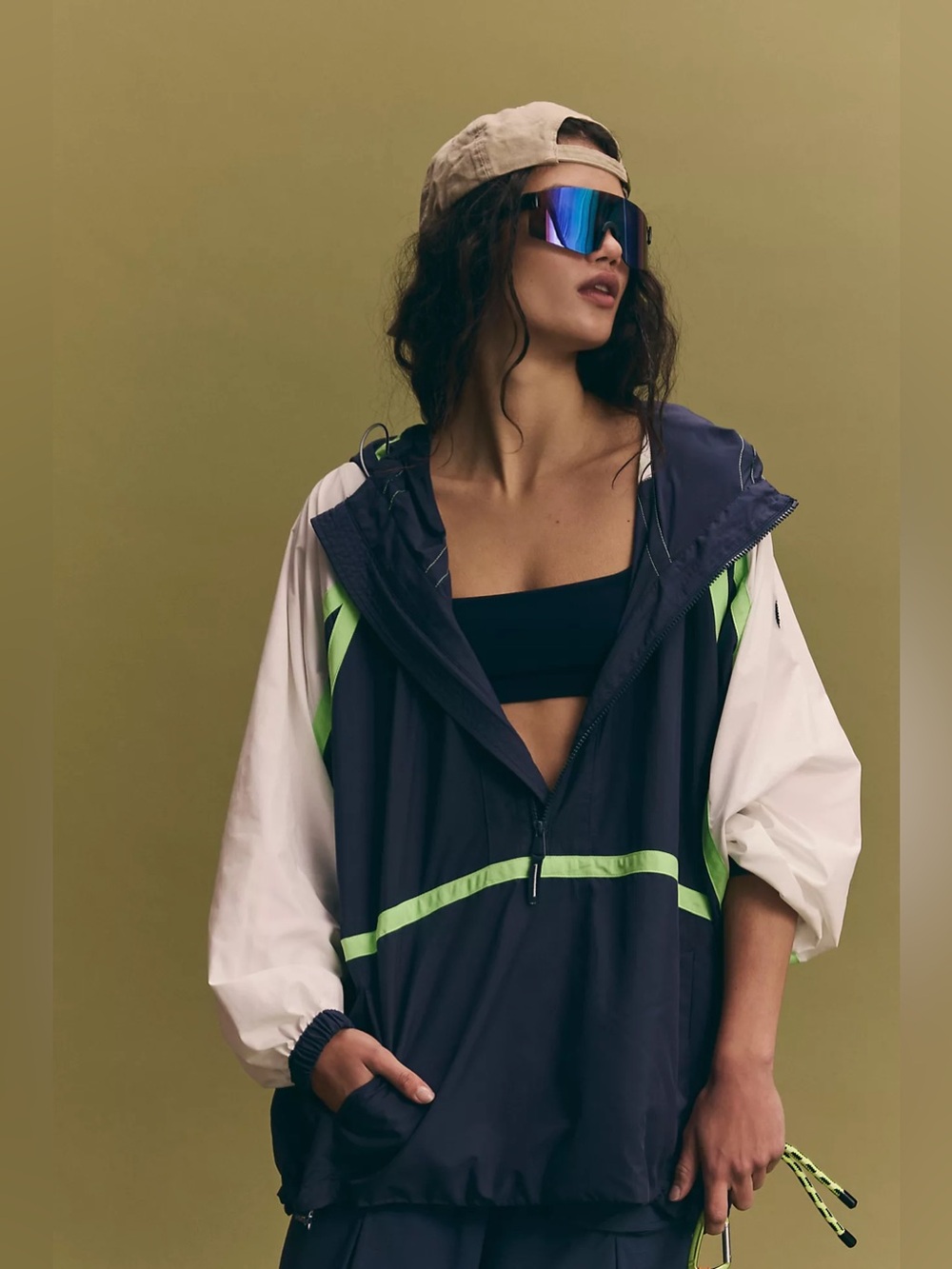 Free people FP movement like the wind logo jacket
